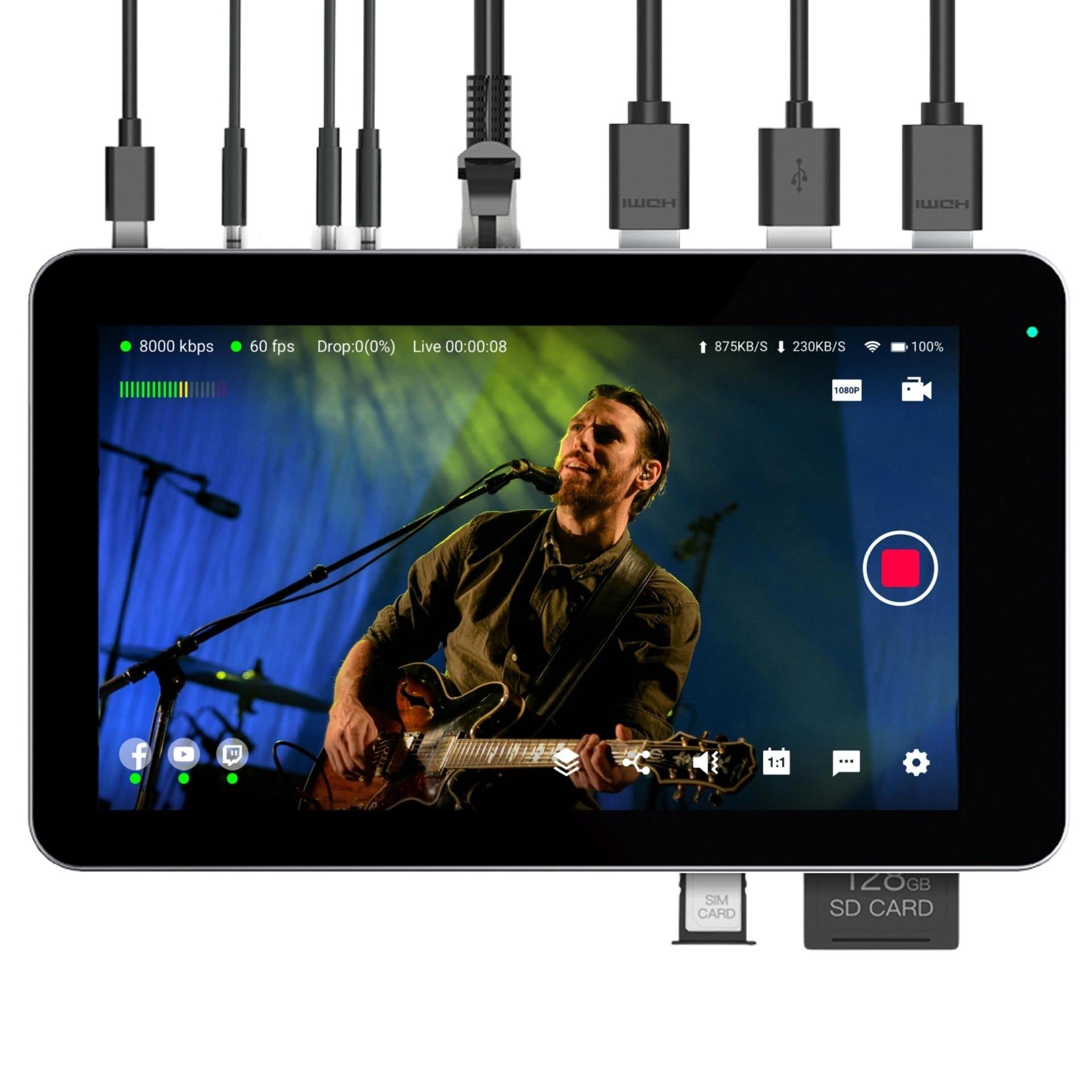 YOLOLIV YoloBox Mini Ultra-Portable All-in-One Smart Live Streaming Encoder & Monitor