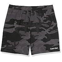 Calvin Klein Men's Standard Quick Dry Logo Bermuda Swim Trunk