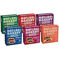 Nature's Bakery Original Real Fruit, Whole Grain Fig Bar- 36 ct. 6 Boxes, 2 Ounce (Pack of 36)