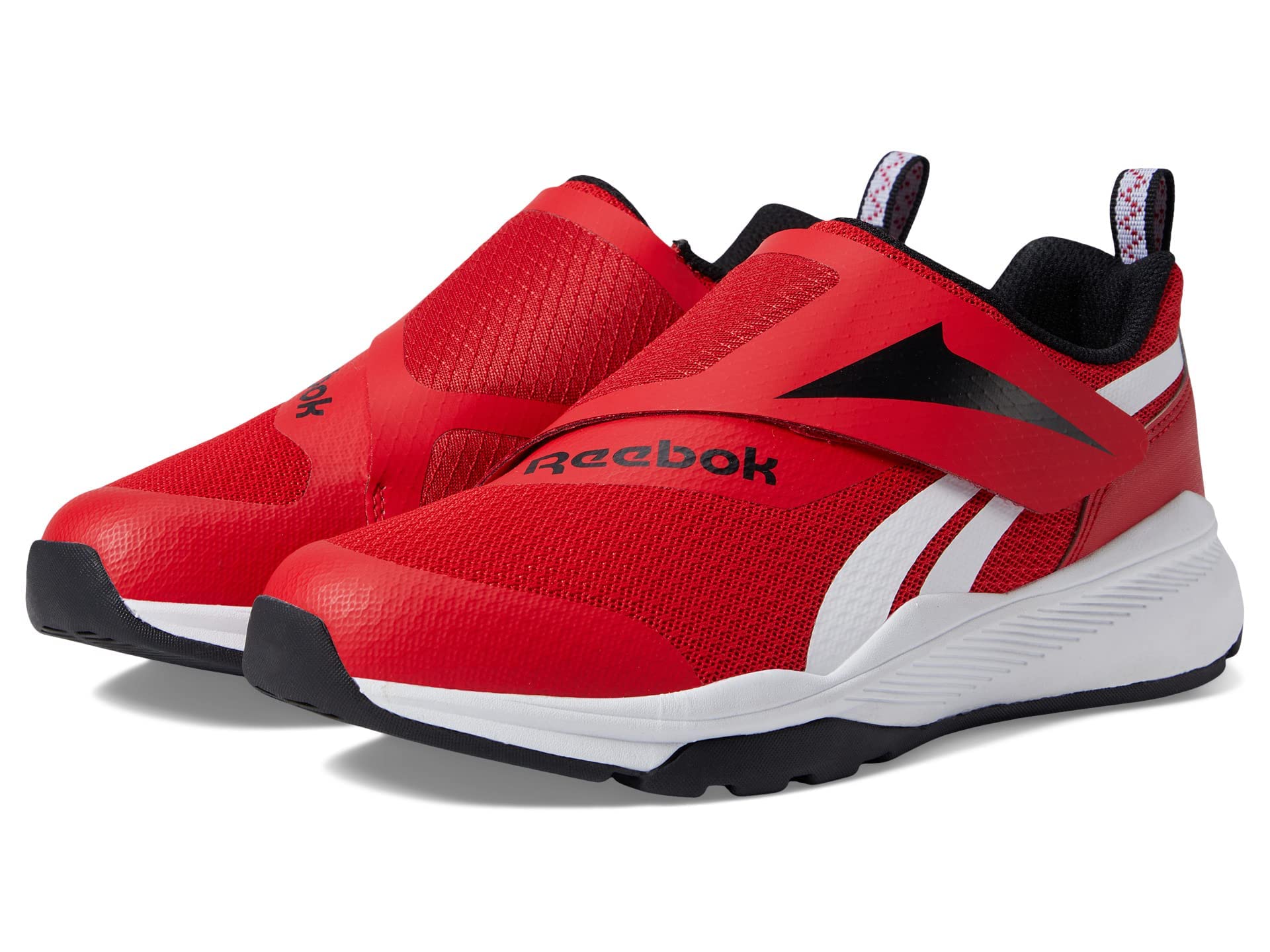 Reebok Equal Fit Adaptive Running Shoe, Vector Red/Black/White, 6.5 US Unisex Little Kid