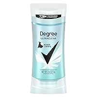 Degree UltraClear Antiperspirant Deodorant Black+White Anti White Marks and Yellow Stains Deodorant for Women 2.6 oz