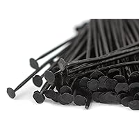 TheBeadChest Midnight Brass 21 Gauge 1 Inch Head Pins (Approx 100 Pieces)