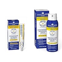Doctor Butler's Hemorrhoid & Fissure Ointment and Spray - Hemorrhoid Treatment Bundle