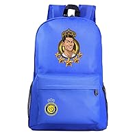 Cristiano Ronaldo Bookbag Canvas Daypack CR7 Graphic Large Capacity Knapsack for Travel,Camping
