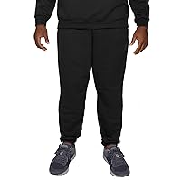 Fruit of the Loom Big & Tall Eversoft Fleece Elastic Bottom Sweatpants with Pockets, Relaxed Fit, Moisture Wicking,Breathable