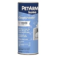 Home Carpet Powder for Fleas and Ticks, Protect Your Home From Fleas and Deodorizes Carpets, 16 Ounce