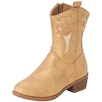 Girls' Cowgirl Boots - Classic Western Roper Boots - Cowboy Boots for Girls (11-4)