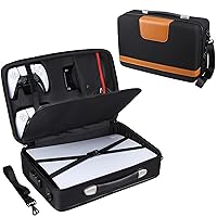 Mchoi PS5 Carrying Case-Customized Hard Shell Travel Bag with Password Lock for Playstation 5 Console, Controller, Games, Gaming Headset & Accessories