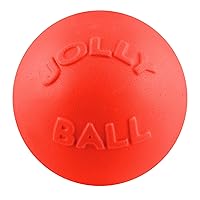 Jolly Pets Dog 6-Inch Bounce-n-Play, Orange, 6 Inches/Medium