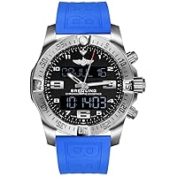 Breitling Exospace B55 Titan Herren-Armbanduhr auf blauem TwinPro Gummiarmband EB5510H1/BE79-235S, Armband