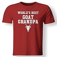 World's Best Goat Grandpa Farmer Farming T Shirt