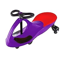 Wiggle Car Ride On Toy ? No Batteries, Gears or Pedals ? Twist, Swivel, Go ? Outdoor Ride Ons for Kids 3 Years and Up by Lil? Rider (Purple)