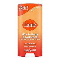 Lume Smooth Solid Stick - 2.6 Ounce (Clean Tangerine)