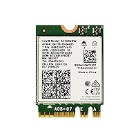 WiFi 6 Intel AX200 Up to 2974Mbps with Bluetooth 5.1 Wireles M.2 2.4G/5Ghz Card for Laptop PC with Windows 64 bit - Intel Model AX200NGW
