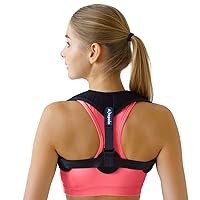 Posture Corrector for Women & Men - Adjustable Back Straightener Posture Corrector - Upper Back Brace for Posture - Figure 8 Shoulder Brace for Correction and Alignment - Invisible Back Posture