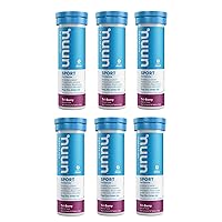 Nuun Active: Tri-Berry Electrolyte Enhanced Drink Tablets (6-Pack of 10 Tablets)