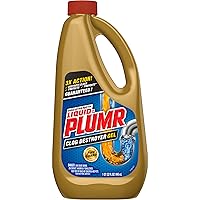 Liquid-Plumr Pro-Strength Clog Destroyer Gel with PipeGuard, Liquid Drain Cleaner - 32 Ounces (Package May Vary)