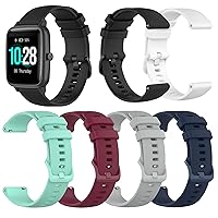 RuenTech Compatible with Veryfitpro Smart Watch ID205 ID205L ID215G ID205U ID205S ID216 Replacement Band, Quick Release Silicone Watch Straps for Women&Men