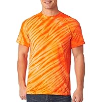 Gildan Tie Dye Tiger Stripe Tee Basic T-Shirt Unisex 95