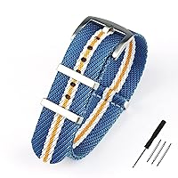 Premium Weave Nylon Watch Band 20mm 22mm Replacement Military Watch Straps for Men