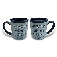 Abbey Gift (Abbey & CA Gift Righteous Man Contemporary Mug, 16oz, Multi
