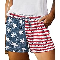 RITERA Women Plus Size Shorts Pants Summer Beach Drawstring Elastic Waist Casual Short with Pockets Xl-5Xl