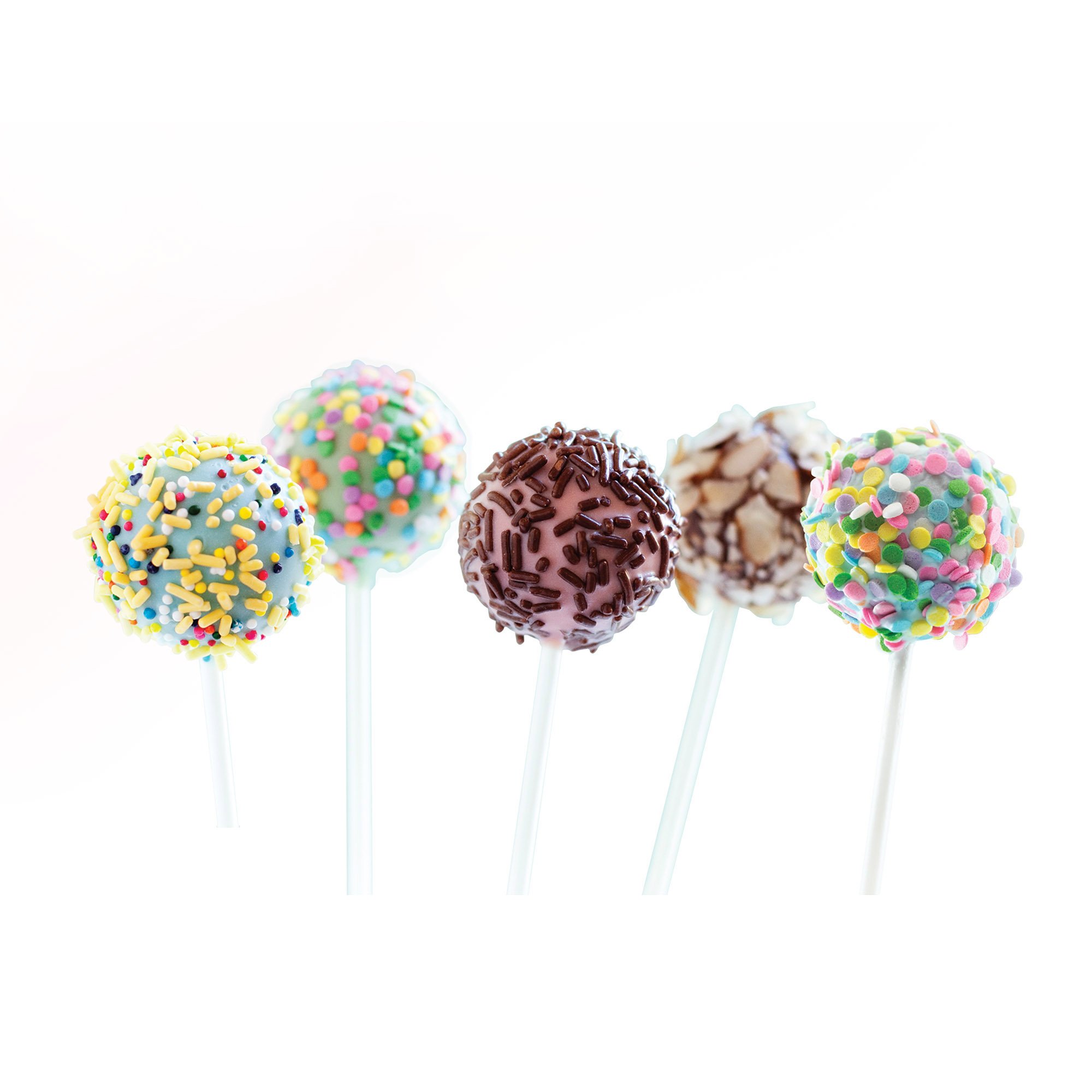 Sweet Creations 100 Count Reusable Plastic Cake Pop Sticks