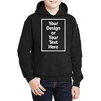 Awkward Styles Custom Hoodies for Youth - Girls Boys Design Your OWN 2 Sided Jersey - Custom Pullover Hooded Team Sweaters