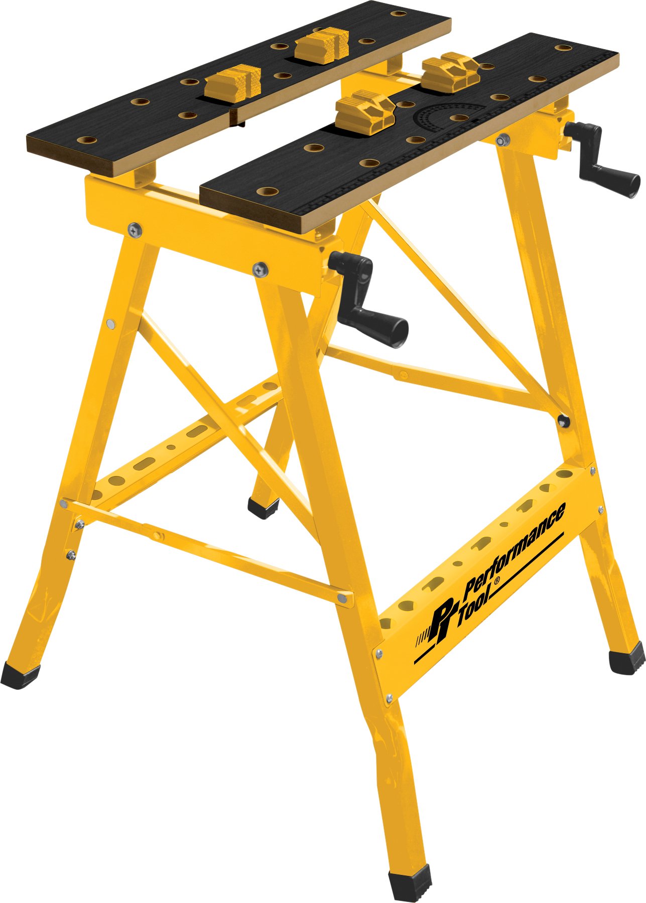 Performance Tool W54025 Portable Multipurpose Workbench and Vise (200 lbs Capacity) , Yellow