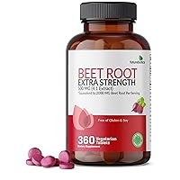 Futurebiotics Beet Root Extra Strength (Equivalent to 2000mg Beet Root per Serving from 500mg 4:1 Extract), Non-GMO, 360 Vegetarian Tablets