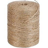 PerkHomy Garden Twine Strong Natural Jute 800 Feet Long Brown Twine for Gardening Tomato Climbing Plant Tie Floristry Crafts Gift Wrapping Packing Decor (Brown 2mm * 800feet)