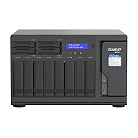 QNAP TVS-h1288X-W1250-16G High-speed media NAS with Intel® Xeon® W-1250 CPU and Two 10GbE Ports
