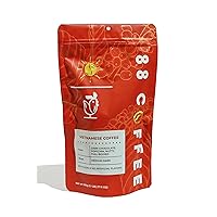88 COFFEE - Vietnamese Coffee Robusta Beans: Butter-Roasted Vietnamese Ground Coffee Beans, Medium-Dark Roast, Bold, Strong, Smooth and Authentic Taste, Made In Vietnam, Ca Phe Sua Da, Ideal for Phin Filter (500g, 1.1 LBS).
