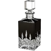 Waterford Lismore Black Square Decanter