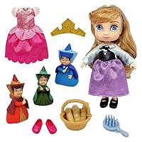 Aurora Animators' Collection Mini Doll Play Set – Sleeping Beauty – 5 Inches