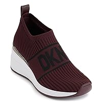 DKNY Women's Athletic Everyday Phebe-Slip on Wedge Sneaker