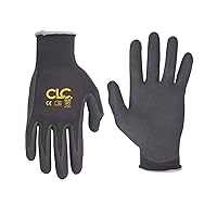 CLC Custom Leathercraft 2038M T-Touch Technical Safety Glove, Medium , Black