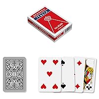 Dal - Genovesi Italia 10074-Genovesi Regional Playing Cards, Red Case, Color, 10074