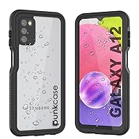 PunkCase Designed for Galaxy A03s Waterproof Case [StudStar Series] [Slim Fit] [IP68 Certified] [Shockproof] [Dirtproof] [Snowproof] Armor Cover for Galaxy A03s (6.5