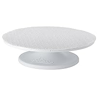 Ateco Plastic Turntable and Base, 12-in, White