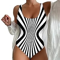 Dope Bathing Suit One Piece Women Swimsuit Plus Size Tankini Tummy Control Monokini Swimsuit Sexy Modest Bikini