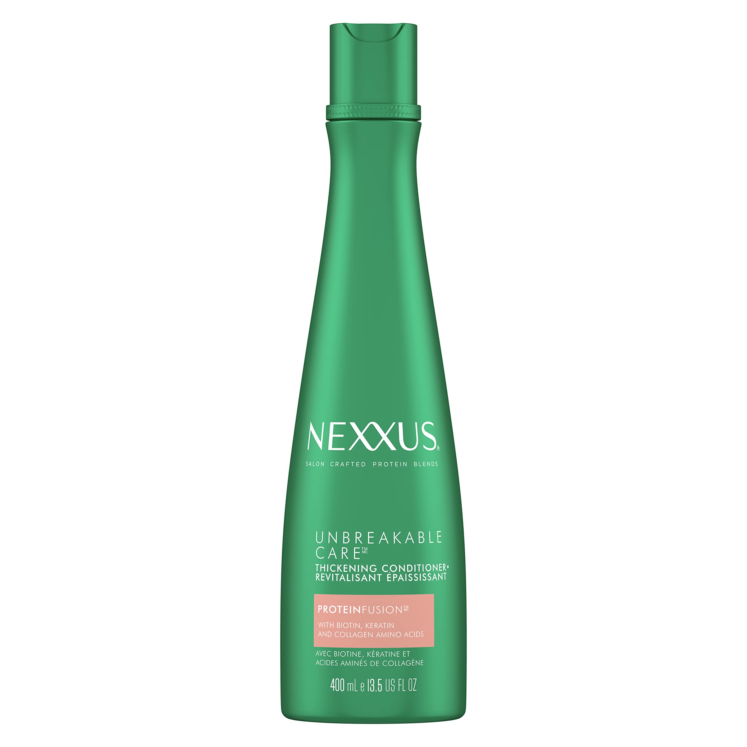 Nexxus Unbreakable Care Thickening Conditioner with Keratin, Collagen, Biotin for Fine and Thin Hair 13.5 oz