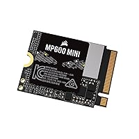 Corsair MP600 Mini 1TB M.2 NVMe PCIe x4 Gen4 2 SSD – M.2 2230 – Up to 4,800MB/sec Sequential Read – High-Density 3D TLC NAND – Great for Steam Deck and Microsoft Surface – Black