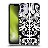 Face Tattoo Samoan Tattoo Soft Gel Case Compatible with Apple iPhone 11