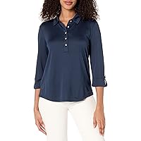 Tommy Hilfiger Women's Long Sleeve Solid Knit Top