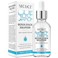 Botox Face Serum for Women, Botox in A Bottle with Vitamin C & Collagen, Botox Stock Solution Facial Serum Anti Aging & Instant Face Tightening, Boost Skin Collagen, Reduce Wrinkles & Plump Skin