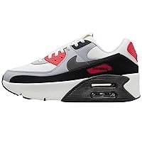 Nike Air Max 90 LV8 Women's Shoes (FD4328-101, Summit White/Black/Wolf Grey/Smoke Grey) Size 8.5