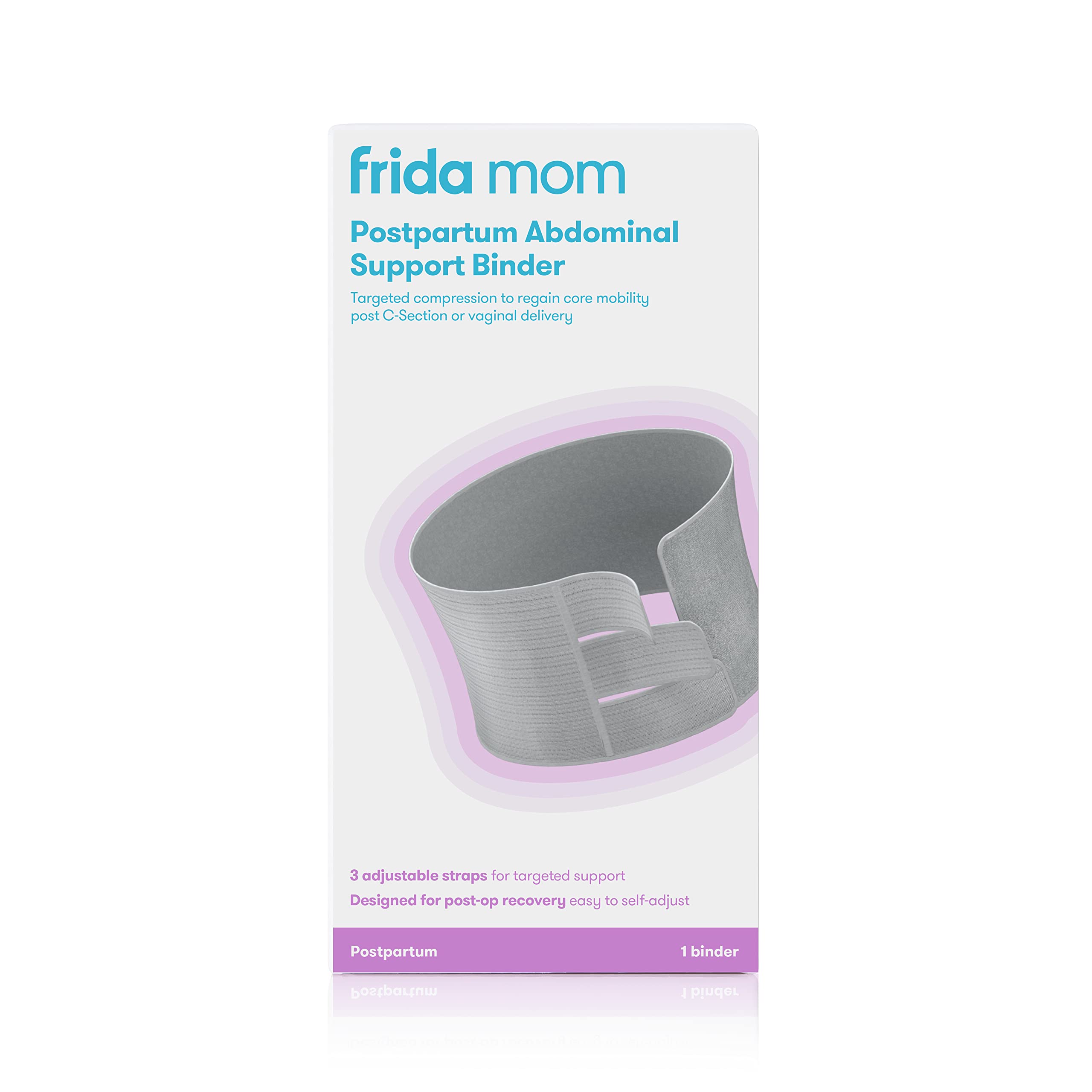 Frida Mom Postpartum Abdominal Support Binder | Natural Delivery & C-Section Recovery | 9