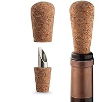 Final Touch 2-in-1 Cork & Pour for Wine Bottles - Set of 2 (FTA7500)