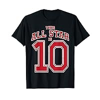 Kids 10 Year Old Sports Star Birthday Party All Sport 10th T-Shirt